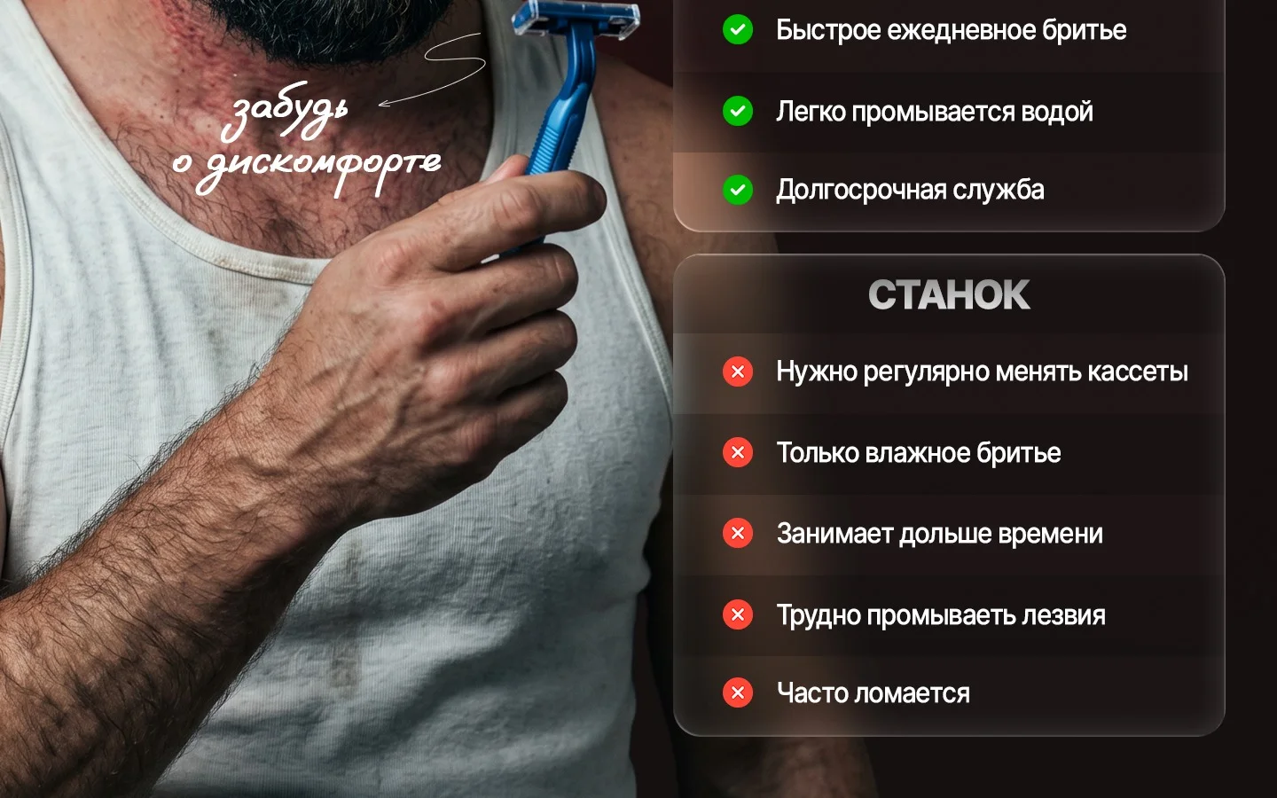 Электрическая бритва HOLDY с плавающими головками — особенности и применение, блок 5