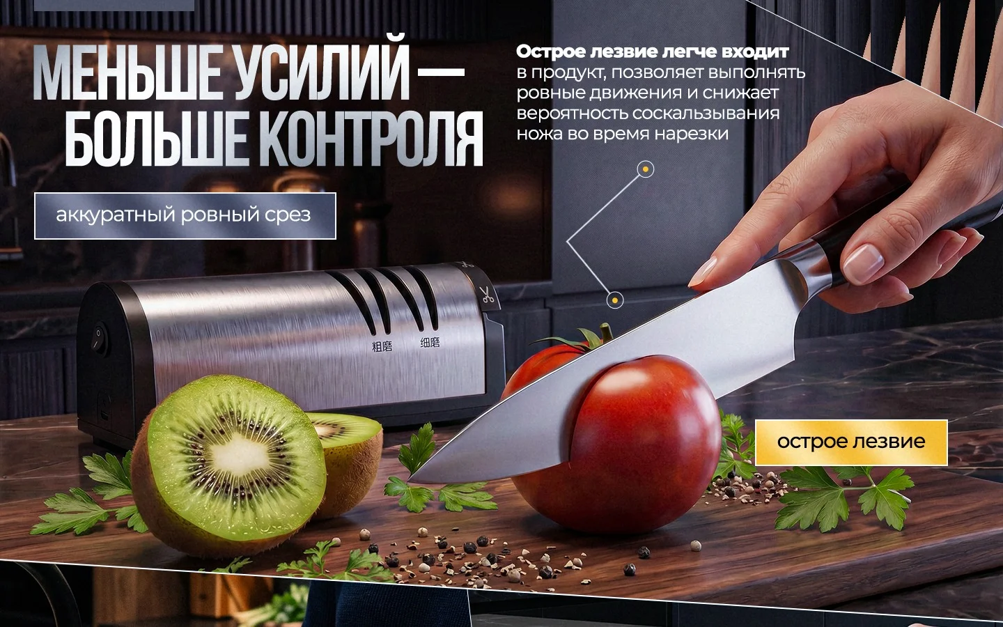Электрическая точилка для ножей HOLDY — особенности и применение, блок 5