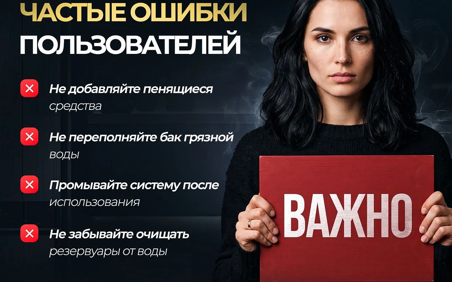 Пылесос для химчистки мебели HOLDY — особенности и применение, блок 3